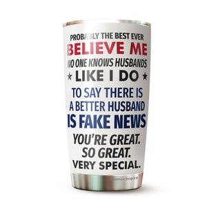 Best Husband Ever Great Husband Anniversary For Him Husband Birthday Gift Gift For Husband Father Day Gifts From Wife Men Gifts Best Gifts For Him Tumbler