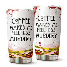 Load image into Gallery viewer, Horry Movie Tumbler 20 Oz- Crime Scene True Crime Tumbler 20Oz - Stainless Steel Travel Tumbler - Funny Gifts for Men, Women, Friends