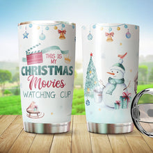 Load image into Gallery viewer, Christmas Movie Gifts - Gifts For Christmas - Christmas Vacation Mug - This Is My Christmas Movies Watching Tumbler Cup - Xmas Gifts For Friends, Family, Coworkers - Christmas Gifts For Men, Women