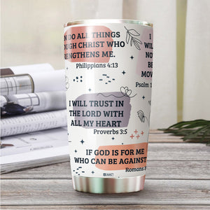 Christian Tumbler - Gifts for Christian Women - Bible Emergency Tumber - Motivational Coffee Tumbler - Gift Ideas for Christian Men, Women, Friend, Coworkers - I Am A Child of God Tumblers 20 Oz