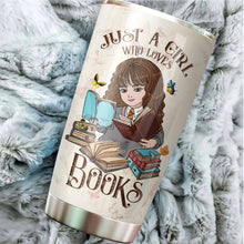 Load image into Gallery viewer, Book Tumbler - Gifts for Readers - Book Cup - Book Reader Tumbler - Book Lover Mug - Gifts for Book Lovers Women on Birthday, Valentine, Christmas - Book Lover Tumbler - Gifts for Bookworms, Nerd