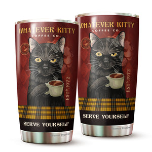 Kozmoz Inspire Gifts For Cat Lovers - Cat Lover Gifts - Cat Gifts For Cat Lovers - Cat Mugs For Cat Lovers - Cute Cat Tumbler Cup For Women, Men, Friend, Coworker On Christmas, Birthday Gifts 20 oz