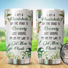 Load image into Gallery viewer, Gifts for Plant Lovers - Plant Tumbler - Plantaholic Tumbler - Gifts for Gardeners - Gift for Friend, Coworker, Colleagues on Birthday, Christmas, Valentine - Cactus Coffee Cup - Plant Lover Mug