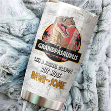 Load image into Gallery viewer, Grandpasaurus Best Gifts - Gifts For Grandpa - Father Day Gift For Grandpa From Granddaughter, Grandson - Grandpa Birthday Gift For Grandfather - 20 oz Tumbler Gifts For Papa on Christmas