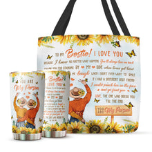 Load image into Gallery viewer, YANBI Gifts For Bestie - You Are My Person Tumbler - Bestie Tumbler For Women - Best Friend Sunflower Tumbler - Gifts For Best Friend - Best Friends Tumbler For Women