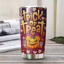 Load image into Gallery viewer, MARSANA Halloween Tumbler - Gifts for Halloween - Trick or Treat Tumbler - Halloween Cup - Horror Tumbler - Pumpkin Mug - Halloween Mug - Trick R Treat Cup - Gifts for Friend, Coworkers