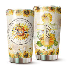 Load image into Gallery viewer, Christian Tumbler - Christian Gift for Women - Christian Cup - Gifts for Christmas - Gifts for Christian Women On Christmas, Birthday - Religious Tumbler for Women - Bible Number Tumbler