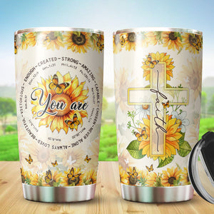 Christian Tumbler - Christian Gift for Women - Christian Cup - Gifts for Christmas - Gifts for Christian Women On Christmas, Birthday - Religious Tumbler for Women - Bible Number Tumbler