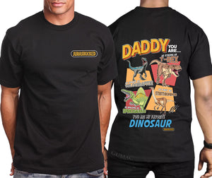 230707211 Tshirt 2D Jurasskicked - Daddysaurus Tshirt 2D - Christmas, Birthday Gifts For Dad