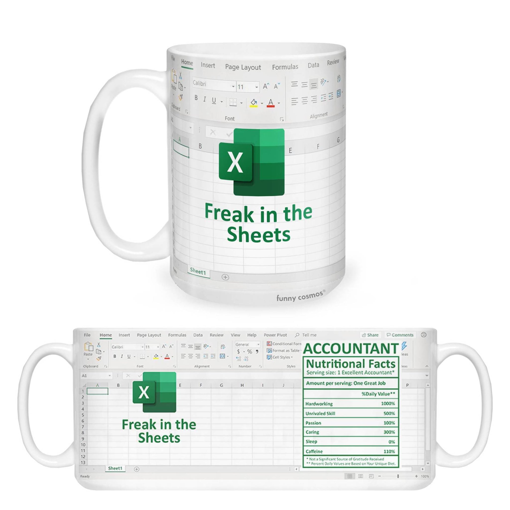 Freak In The Sheets Mug - Accountant cup - Accountant funny mug - acco –  Kozmoz Inspire