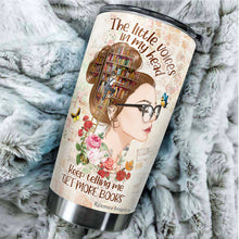 Load image into Gallery viewer, Book Reader Nutrition Facts Tumbler - Book Lover Tumbler For Women - Gifts for Book Lovers - Librarian Gifts for Women - Birthday Gifts For Book Lovers Women - Tumbler 20oz