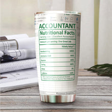 Load image into Gallery viewer, Freak In The Sheets Tumbler - Accountant funny Tumbler - accounting  gift-cpa gifts - excel life - accounting graduation gifts-excel shortcut -Nutritional Facts Tumbler Gifts - Tumbler Gifts for Accountant, na CPA,CFO, Coworkers, Men, Women Tumbler 20 oz