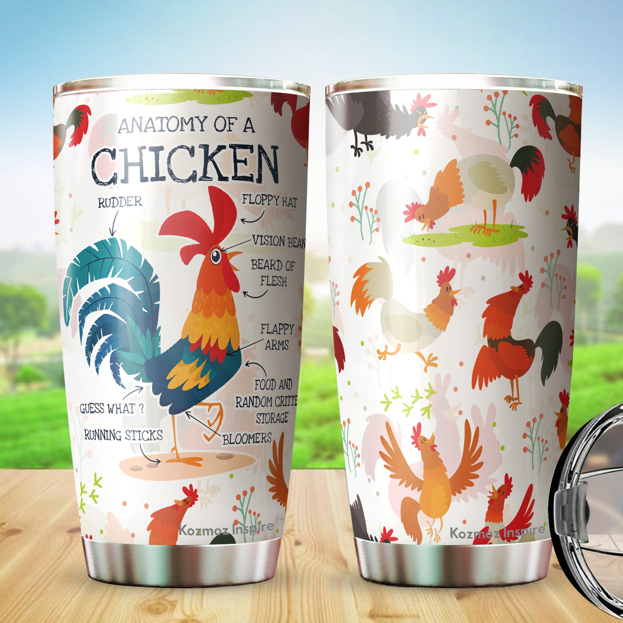  Life is Better with Chickens - 16 oz Beer Can Pint Glass -  Funny Chicken Gifts for Men & Women - Unique Drinking Decor : Handmade  Products