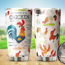 Load image into Gallery viewer, Kozmoz Inspire Chicken Anatomy Tumbler 20 Oz - Chicken Lovers Mug Gifts - Farmer Gifts For Men Women, Grandma Grandpa Tumbler Gift, Mothers Day Fathers Day Gifts, Sarcasm Tumbler 20 oz