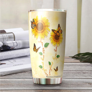 To My Daughter Tumbler - Sunflower To My Daughter Tumbler From Mom - Birthday Gifts For Daughter From Mom - Gift for Daughter on Mother's Day, Christmas, Birthday - Tumbler 20oz