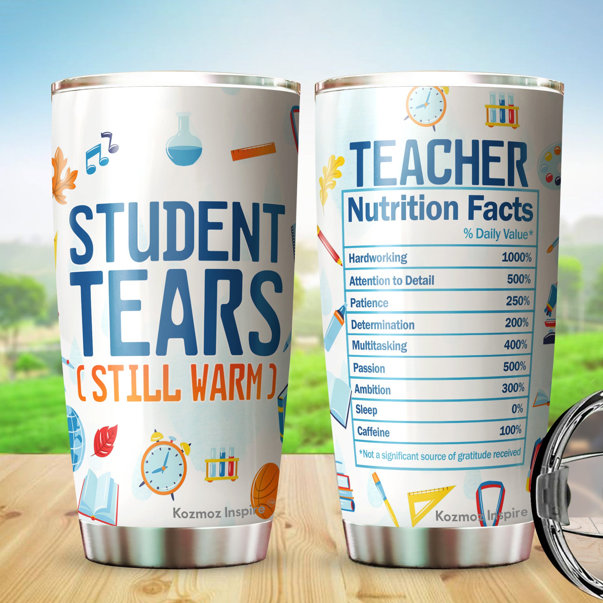 Tears of My Students Travel Mug for Men or Women, Funny