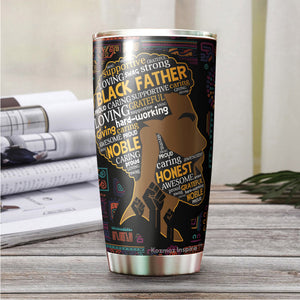 Black Dad The Man The Myth The Legend Tumbler - Black Lives Matter Tumbler for Dad - Birthday Gift for Black Dad from Daughter, Son, Kids - Gift for Dad on Father's Day, Christmas, Birthday - Best Gift Idea For Dad