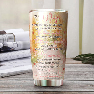 Kozmoz Inspire You And Me We Got This To My Wife Tumbler 20 Oz Gifts - Insulated Stainless Steel Tumbler 20 Oz for Wife - Birthday Gift for Wife & Anniversary Present for Her