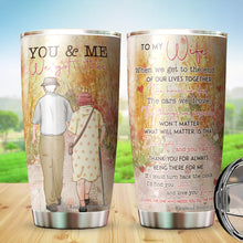 Load image into Gallery viewer, Kozmoz Inspire You And Me We Got This To My Wife Tumbler 20 Oz Gifts - Insulated Stainless Steel Tumbler 20 Oz for Wife - Birthday Gift for Wife &amp; Anniversary Present for Her