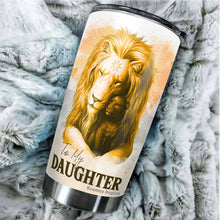 Load image into Gallery viewer, Kozmoz Inspire To My Daughter Lions Tumbler 20 Oz Gifts from Dad - Tumbler Gift for Daughter from Dad - Meaningful Gift for Girls Daughters Kids from Dad, Birthday, Christmas 2022