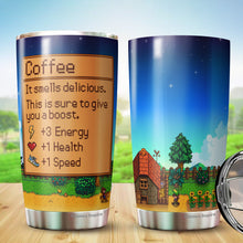 Load image into Gallery viewer, Coffee It Smells Delicious Tumbler 20 Oz - Tumbler for Gamers - Video Game Tumbler - Gift for Gamers - Birthdays Christmas Tumbler Gift