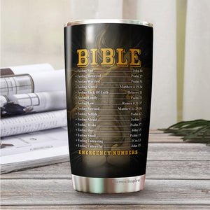 Way Marker Miracle Worker Promise Keeper Tumbler - Bible Emergency Number Tumbler - Lion Christian Tumbler - Christian Gifts For Men, Women, Coworker On Christmas, Birthday…