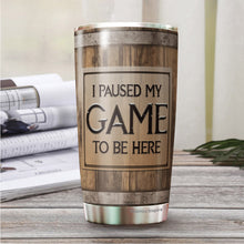 Load image into Gallery viewer, Legendary Coffee Wine Drum Tumbler - Game Inspired Cup, Coffee Stats, Gamer Gift, Birthday Gift, Coffee Mug, Coffee Stats Tumbler 20 Oz