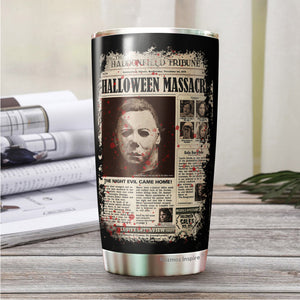 Horror Character Tumbler - Halloween Tumbler - Christmas, Halloween, Birthday Gifts For Friends, Coworker, Men, Women - Horror Killer Character Tumbler - Tumbler 20 Oz