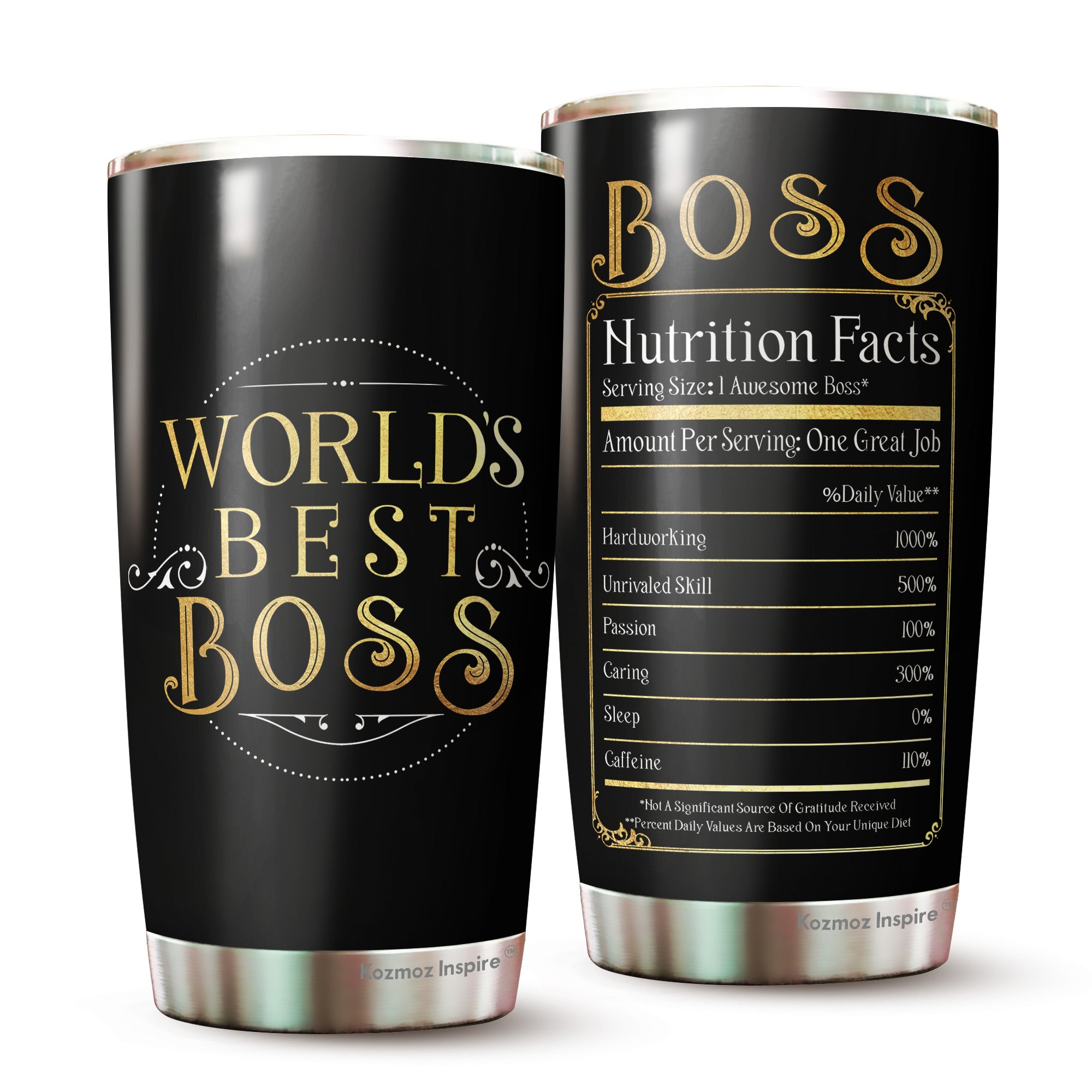 Veeki Funny Boss Nutritional Fatcs 11 Ounces Coffee Mug Gift For Boss,  Manager, Ceo, Leader From Employee - Awesome Tea Cup Present For Birthday,  Chri | Fruugo AE