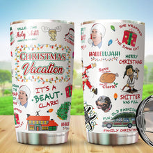 Load image into Gallery viewer, Christmas Vacation Tumbler - Cousin and Clark Tumbler - 80s Christmas Movie Tumbler - Tumbler For Friends, Men, Women, Coworker On Christmas - Tumbler 20 Oz