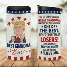 Load image into Gallery viewer, Best Grandma Ever Can Cooler Tumbler - Beverage Insulated Holder - 12oz Can Cooler Tumblers Travel Mug Cup Gift - Insulated Can Coozie Mug Christmas, Birthday, Gifts for Grandmas from Grandchildren