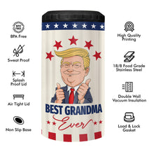 Load image into Gallery viewer, Best Grandma Ever Can Cooler Tumbler - Beverage Insulated Holder - 12oz Can Cooler Tumblers Travel Mug Cup Gift - Insulated Can Coozie Mug Christmas, Birthday, Gifts for Grandmas from Grandchildren