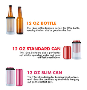 Best Uncle Ever Can Cooler Tumbler 12Oz - 4-in-1 Aunt And Uncle Christmas Tumblers Gifts From Niece and Nephew - Great Uncle Tumbler - New Uncle Gifts For Brother Fathers Day Gift For Uncle