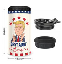 Load image into Gallery viewer, Best Aunt Ever Can Cooler Tumbler Travel Mug - 12Oz Gifts For Aunt Gifts From Niece And Nephew - Mothers Day Gift For Aunt Christmas Gifts For New Aunt - Valentines Day Gifts For Aunt New Auntie Gifts