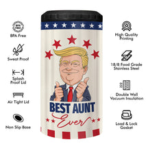 Load image into Gallery viewer, Best Aunt Ever Can Cooler Tumbler Travel Mug - 12Oz Gifts For Aunt Gifts From Niece And Nephew - Mothers Day Gift For Aunt Christmas Gifts For New Aunt - Valentines Day Gifts For Aunt New Auntie Gifts