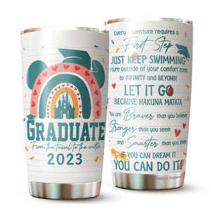 Engraved Caffeine is Coming Graduation Design Thermos Stainless King 16oz  Travel Tumbler Graduation Gift College Graduation high School 