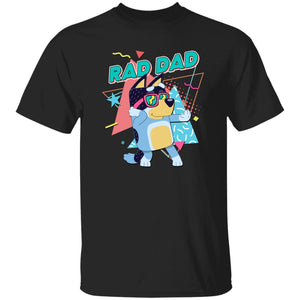 230321202 GM Tshirt 2D Retro 90s Bluey Bandit Rad Dad G500 5.3 oz. T-Shirt