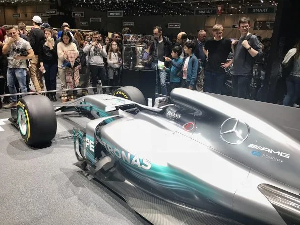 Lewis Hamilton Mercedes W08(Ank Kumar, Infosys Limited)