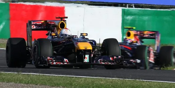 Sebastian Vettel's Red Bull at the 2010 Japanese Grand Prix