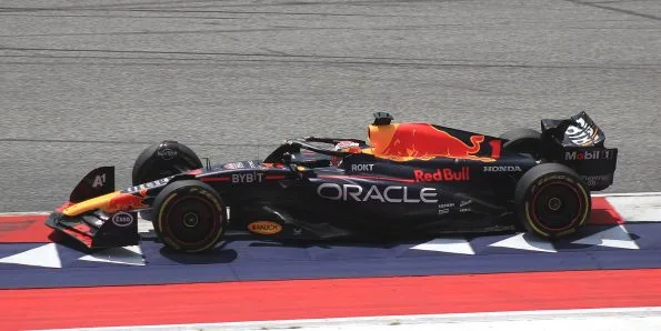 Max Verstappen's Red Bull RB19 at the 2023 Austrian Grand Prix