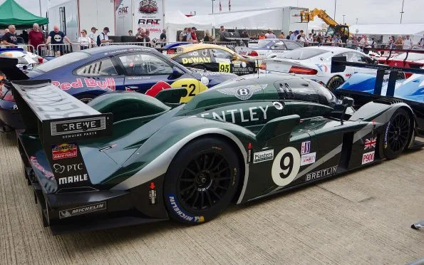 Bentley Motors modern 2003 Speed 8 Le Mans prototype race car engineered for the legendary endurance championship.