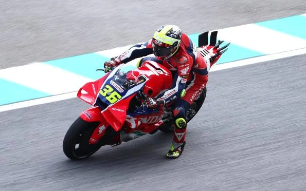 Honda HRC Castrol RC213V motorcycle ridden by Joan Mir at the 2005 Grand Prix season