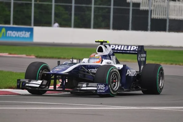 Nico Hülkenberg driving his Williams at the 2010 Canadian Grand Prix
