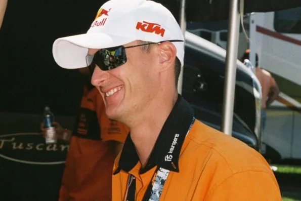 Stefan Everts in Red Bull KTM team clothing in 2008, two years after retiring, when he was the factory team’s motocross race director.